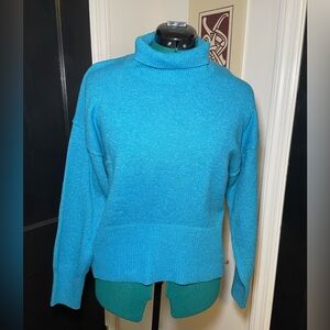 NWT A New Day Cozy Turquoises Turtleneck Sweater Medium